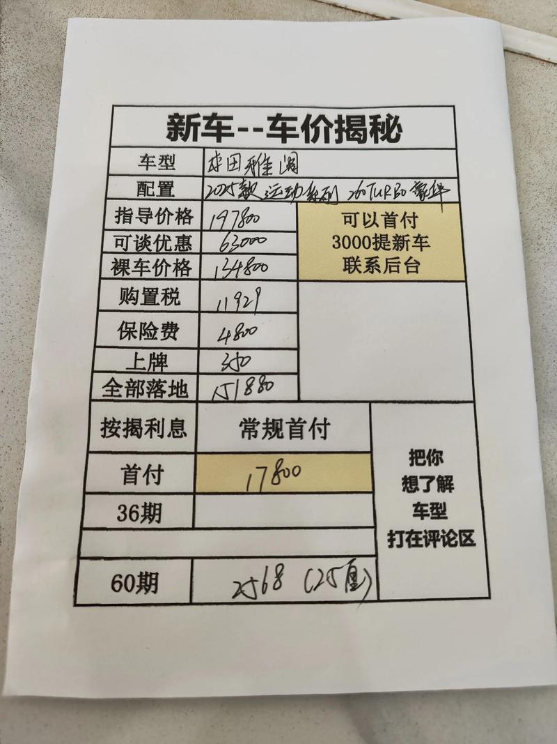 广汽本田价格／广汽本田价格表